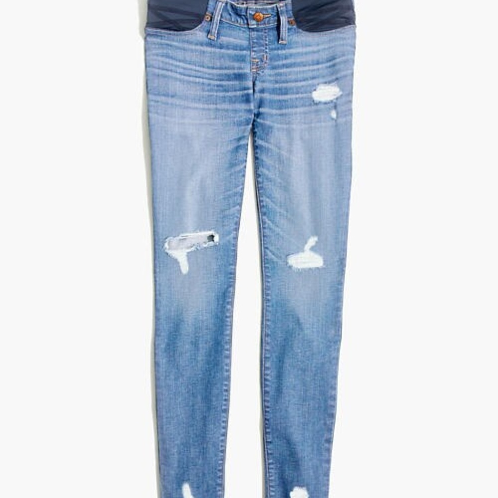 Madewell Maternity Knee Rip Skinny Jeans - Size 29